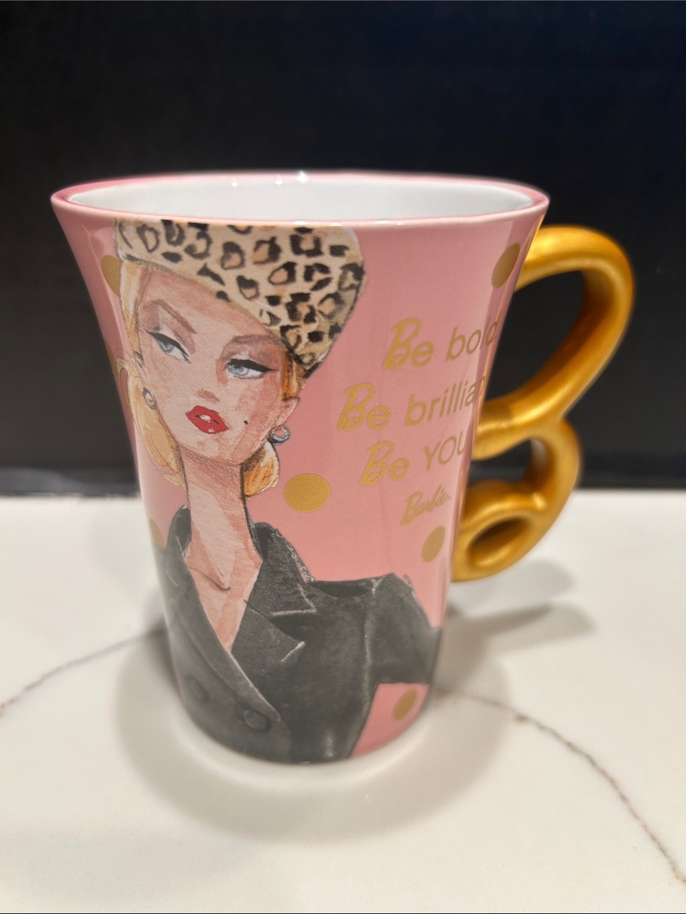 2016 Hallmark Mattel Barbie Collector Pink Mug